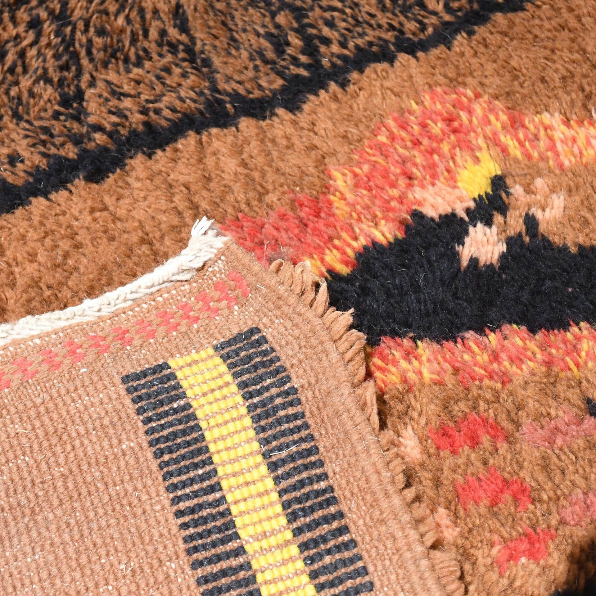 Brown Multicolor Boujaad Rug