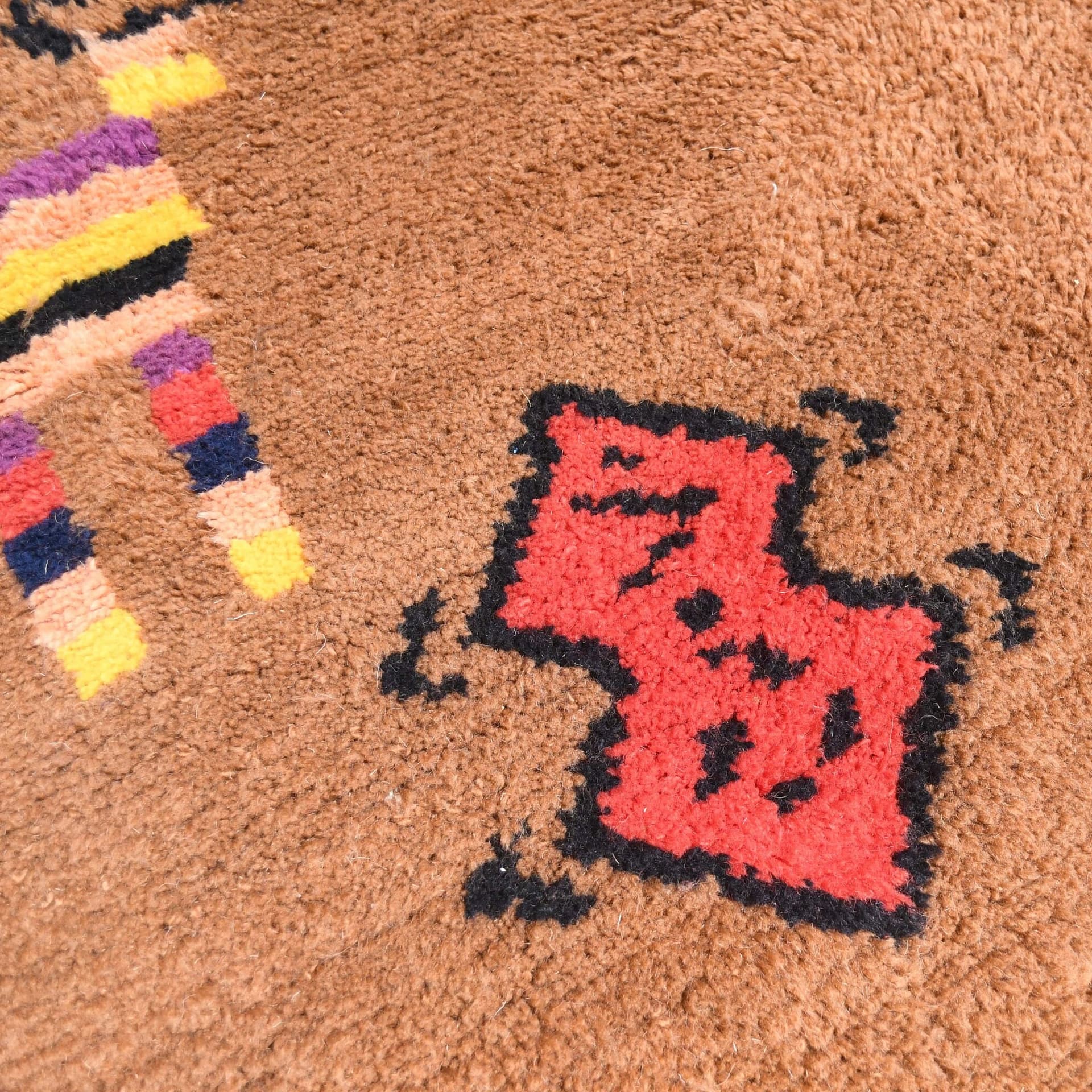 Brown Multicolor Boujaad Rug