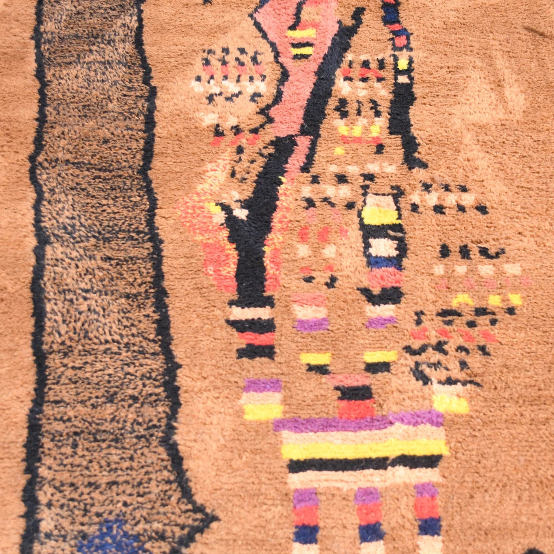 Brown Multicolor Boujaad Rug