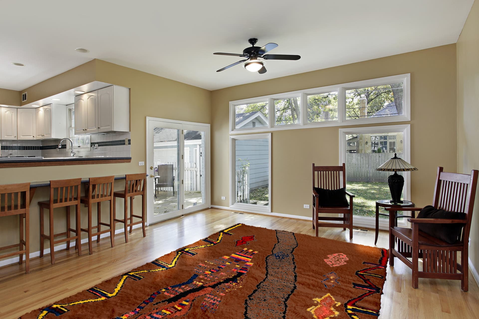 Brown Multicolor Boujaad Rug