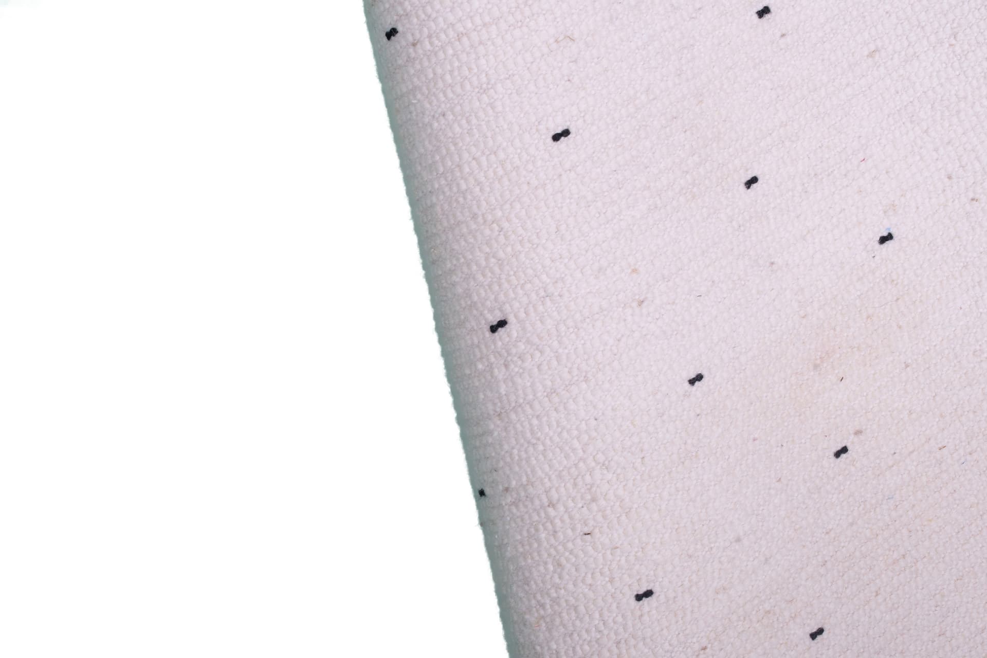 Ivory Black Speckle Beni Ourain Rug