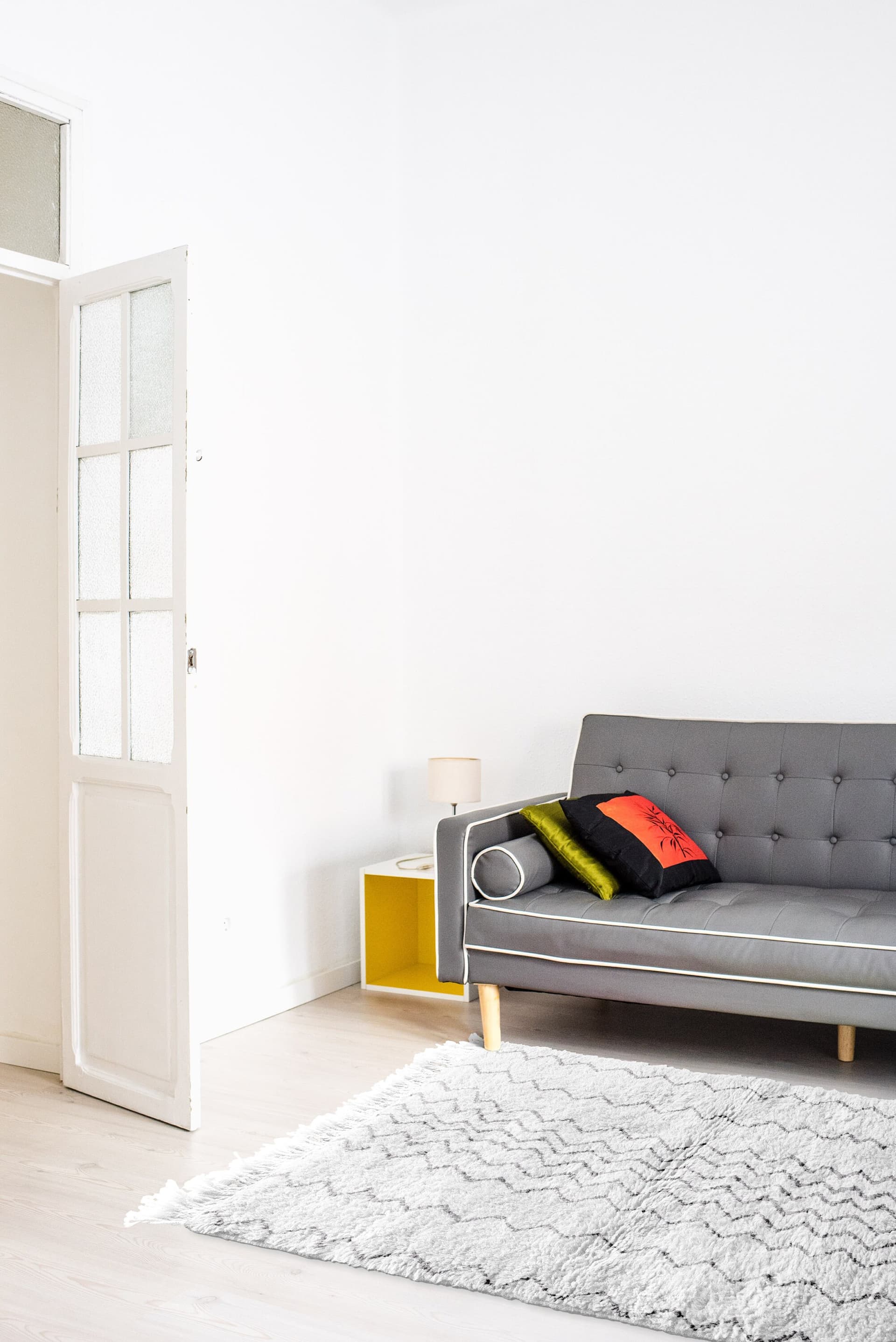 Ivory Zigzag Beni Ourain Rug