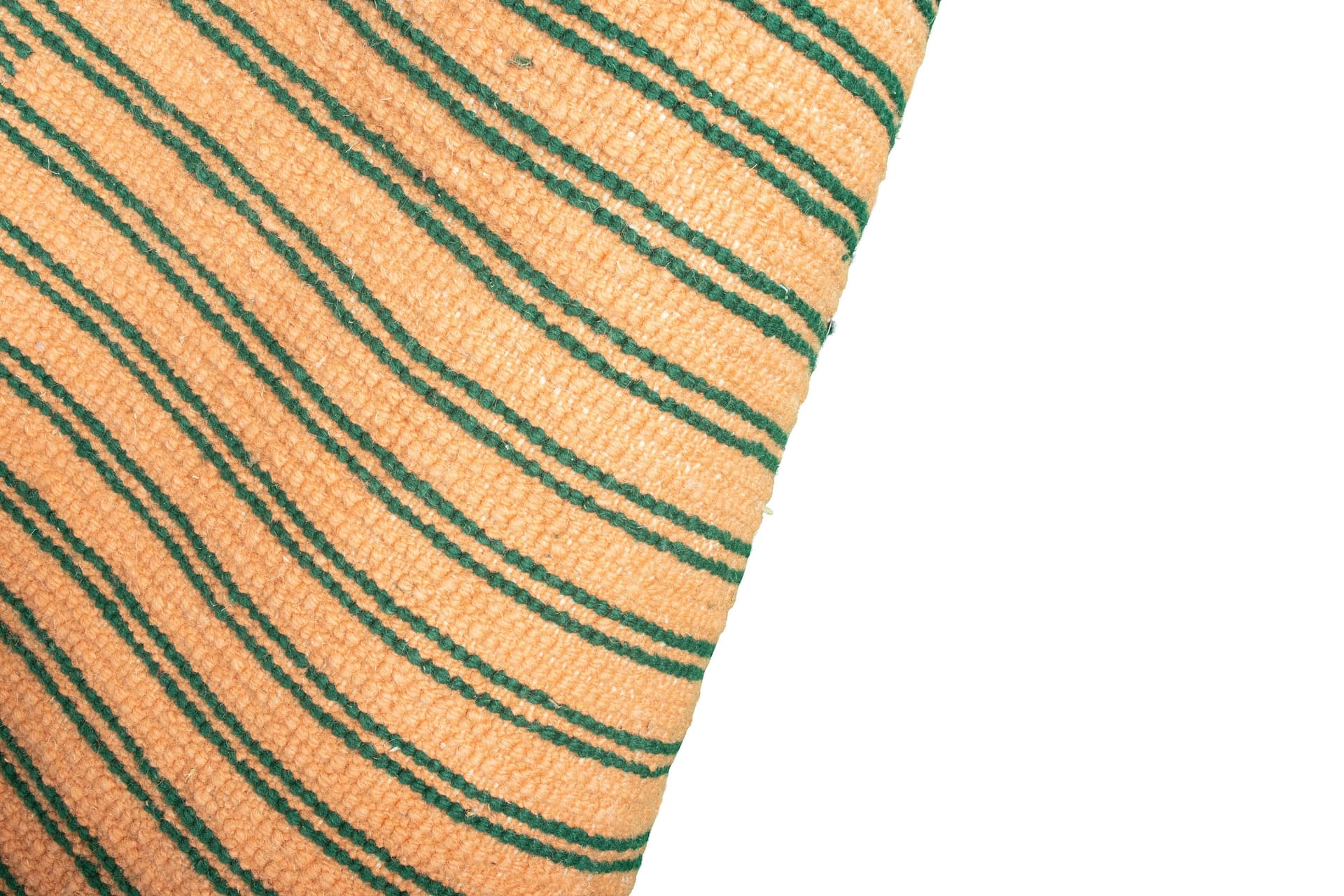 Terracotta Green Stripe Beni Mrirt Rug