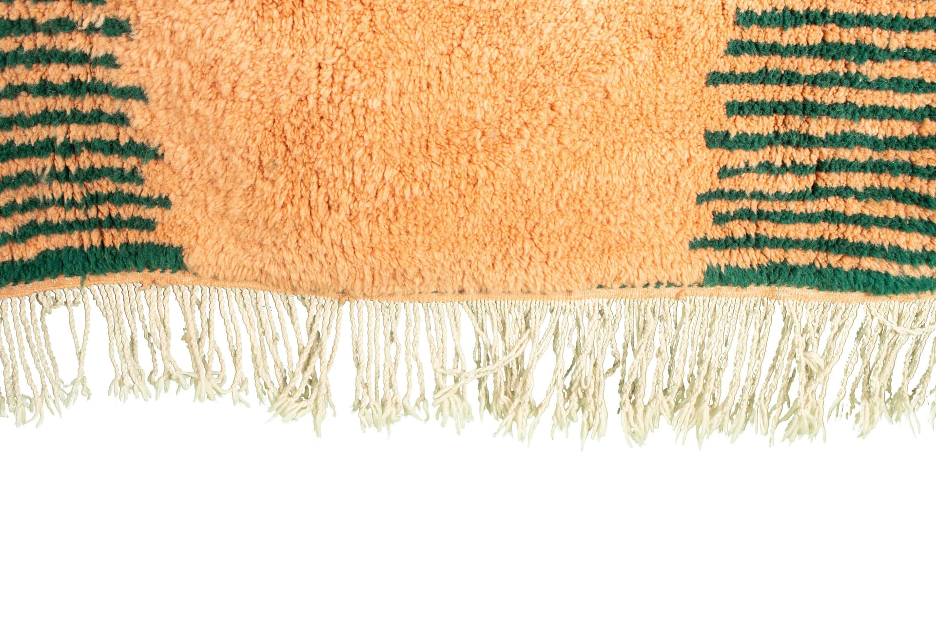 Terracotta Green Stripe Beni Mrirt Rug