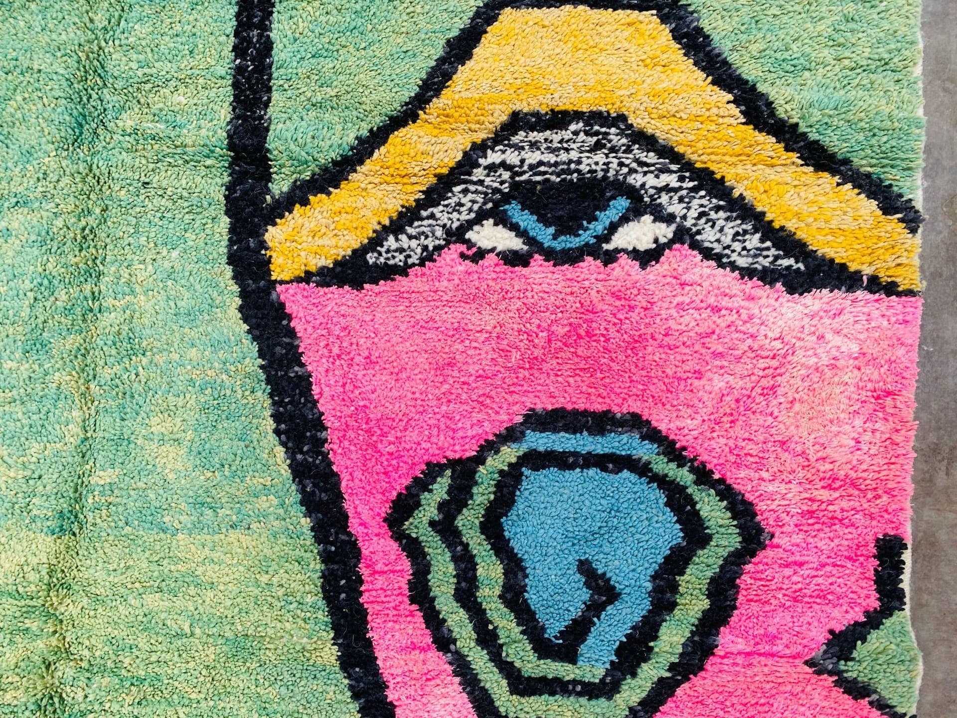 Mint Multicolor Abstract Rug