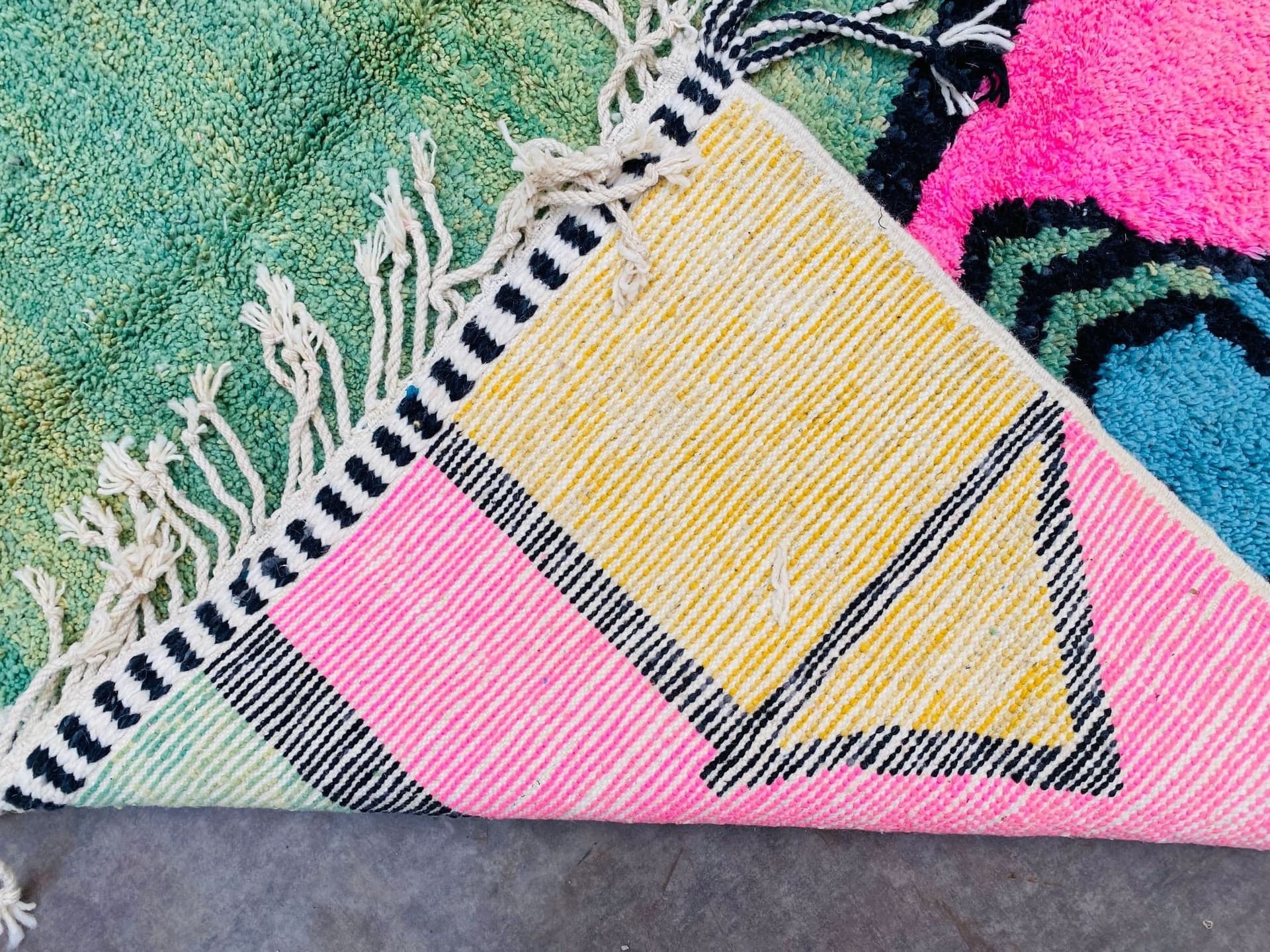 Mint Multicolor Abstract Rug