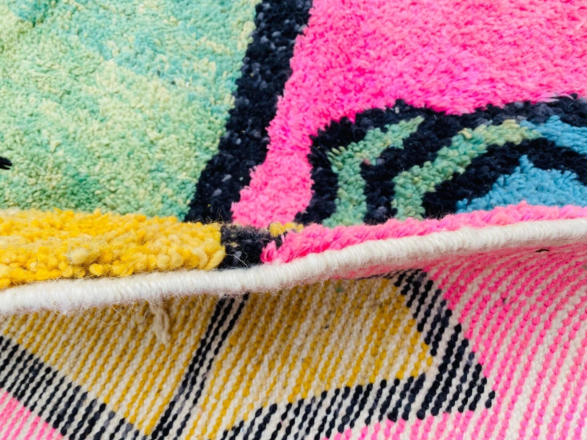 Mint Multicolor Abstract Rug