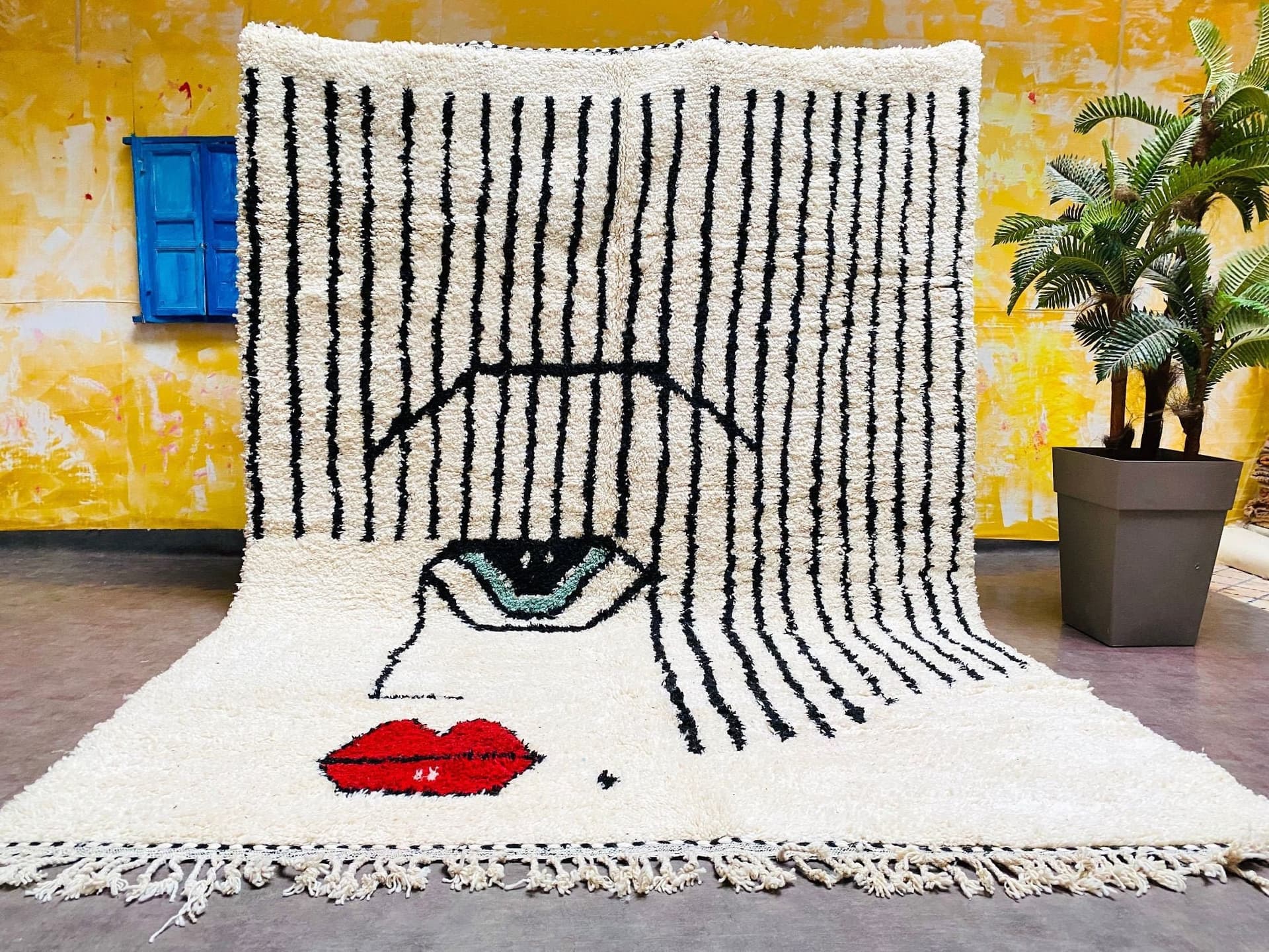 Neutral Lip Beni Ourain Rug