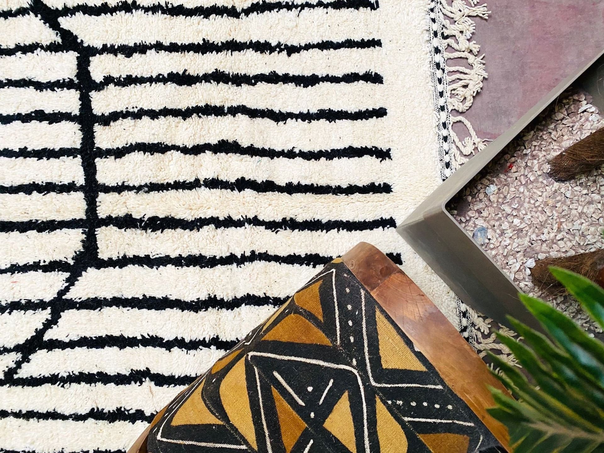Neutral Lip Beni Ourain Rug