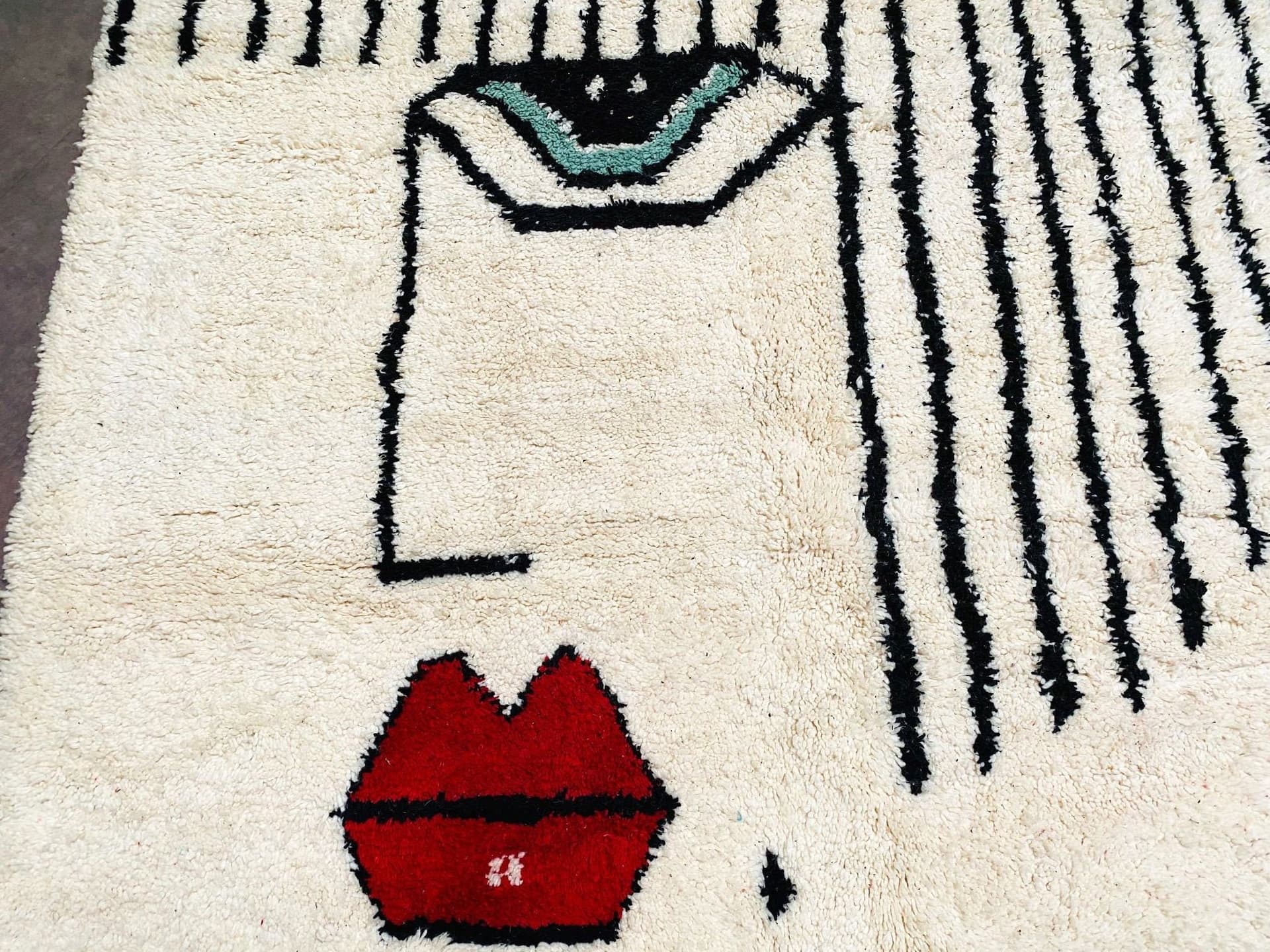 Neutral Lip Beni Ourain Rug