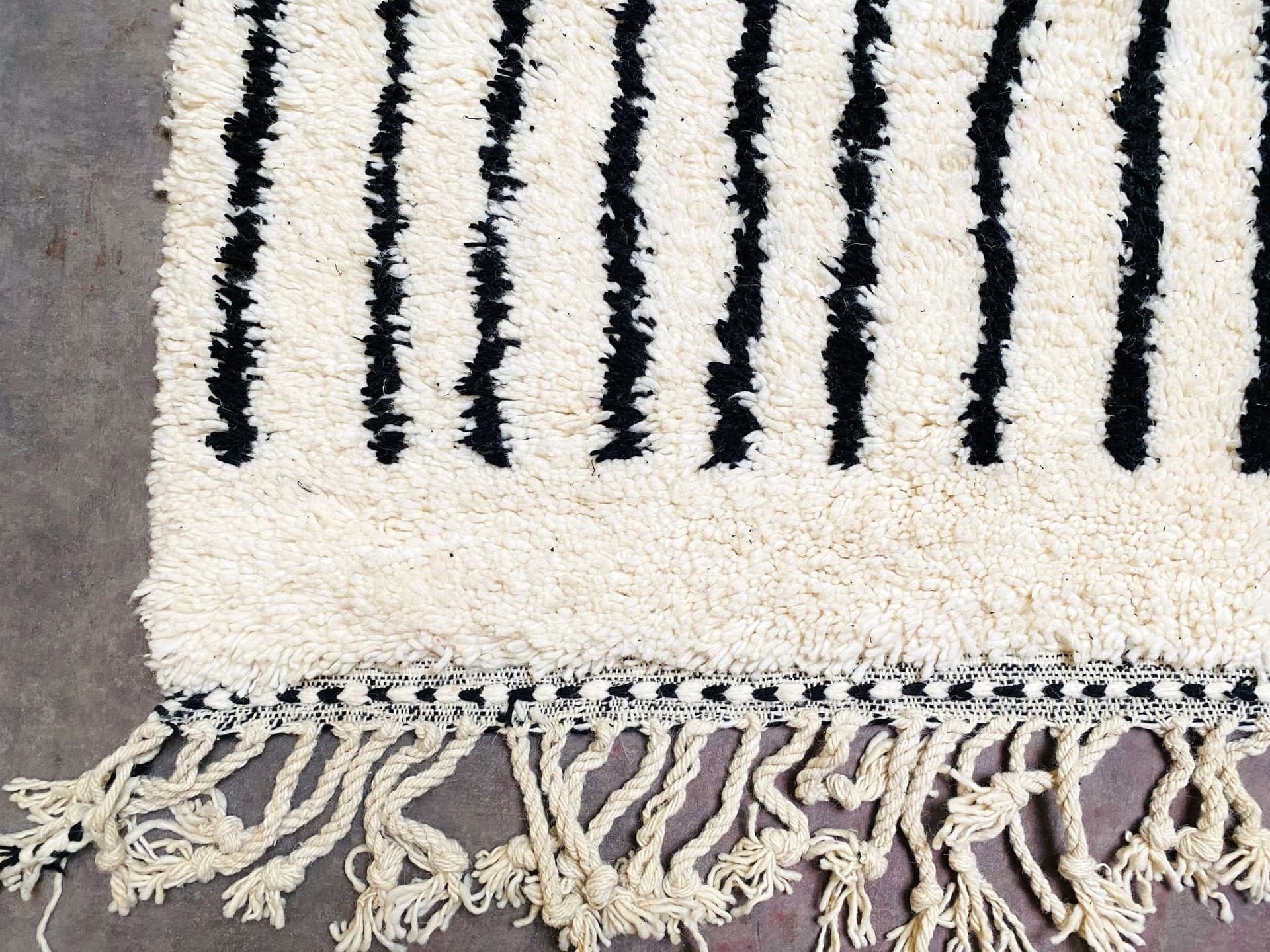 Neutral Lip Beni Ourain Rug