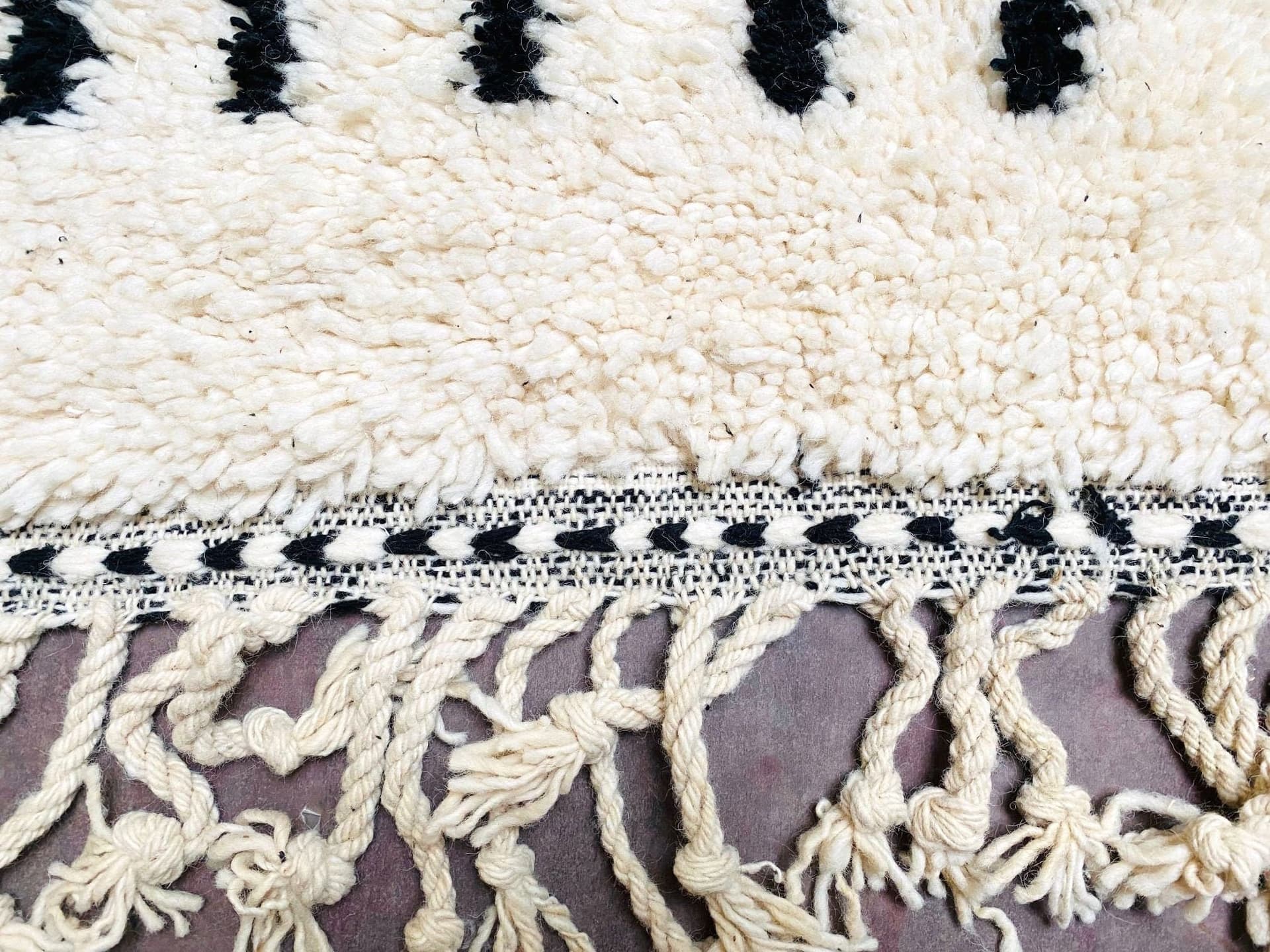 Neutral Lip Beni Ourain Rug