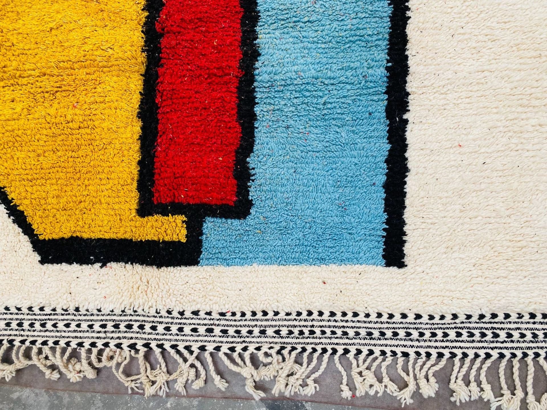 Ivory Totem Beni Ourain Rug