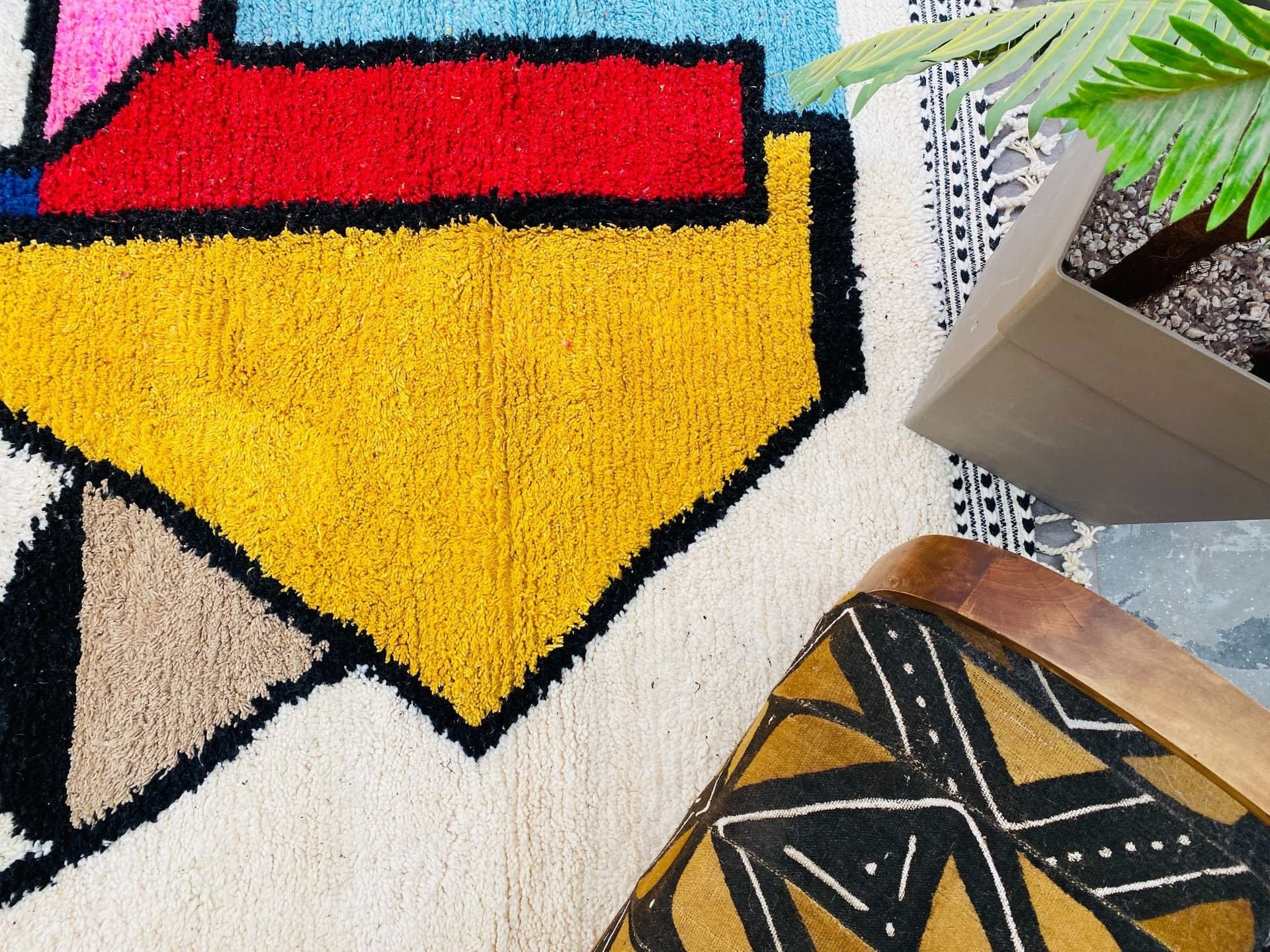 Ivory Totem Beni Ourain Rug