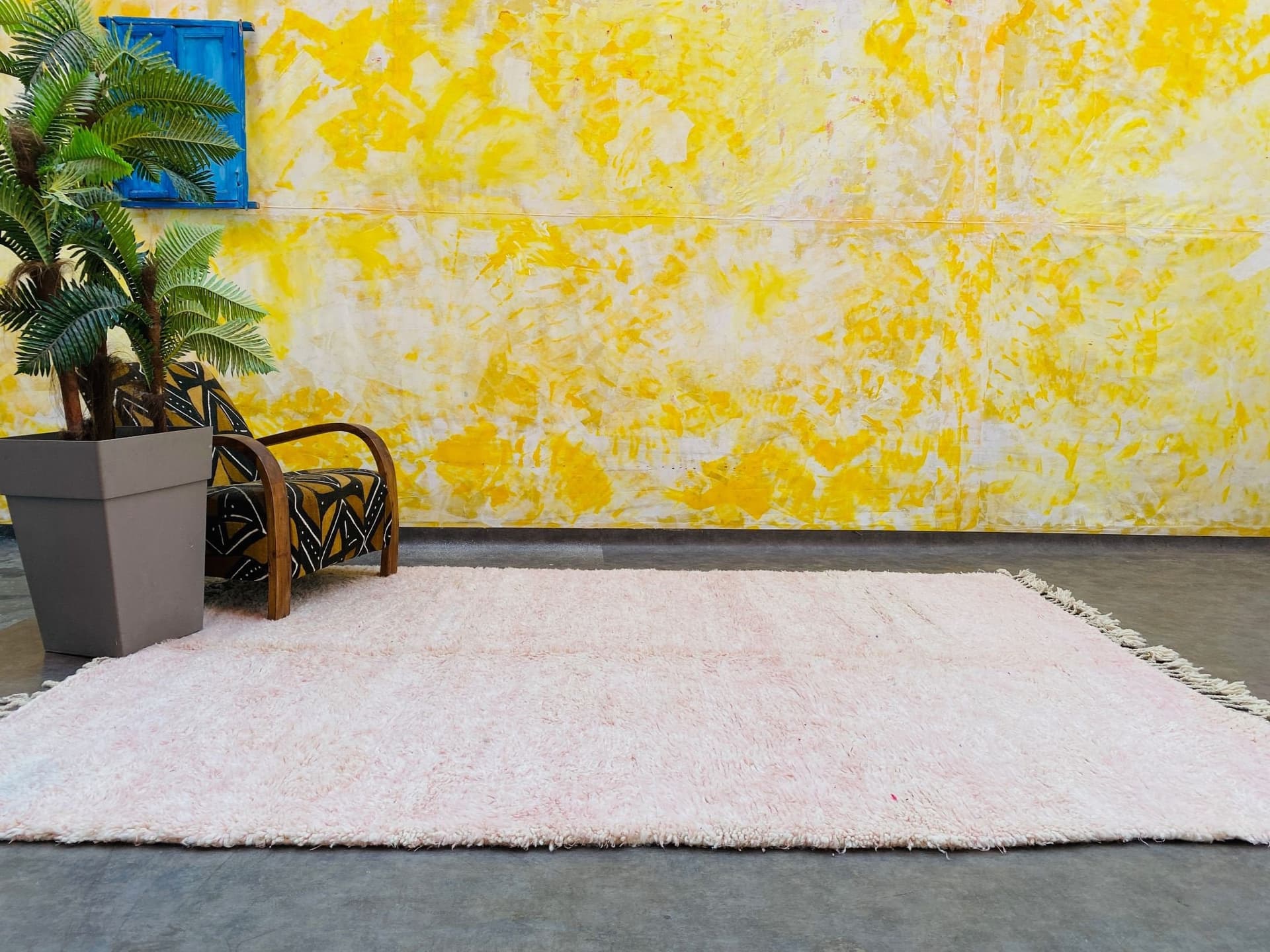 All sizes light Pink Beni ourain rug, Authentic custom Moroccan rug, Berber carpet, Genuine Wool rug