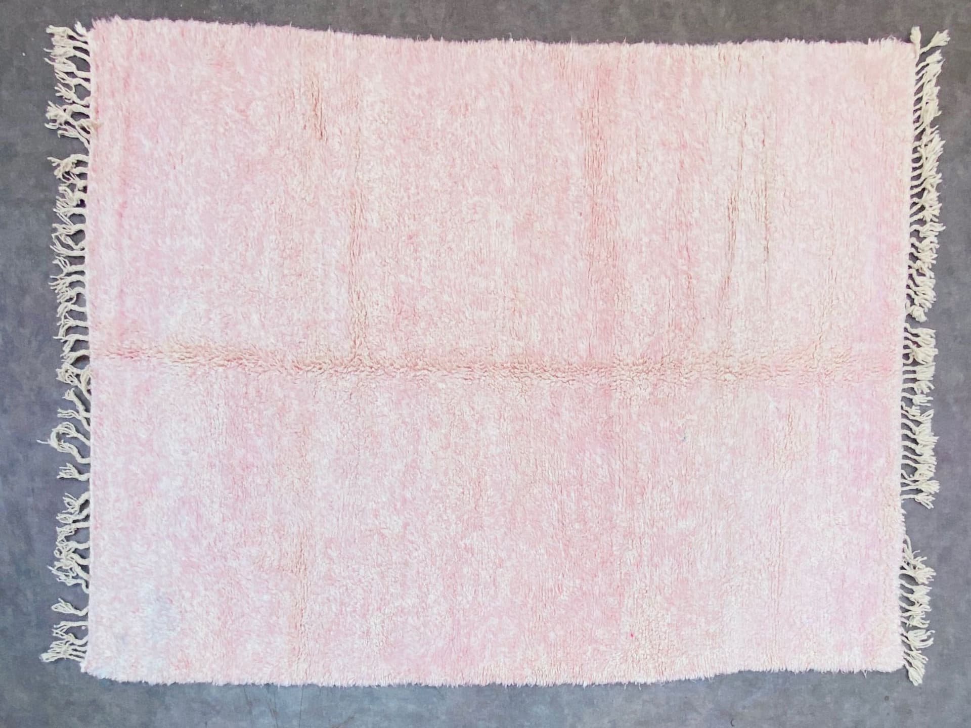 All sizes light Pink Beni ourain rug, Authentic custom Moroccan rug, Berber carpet, Genuine Wool rug