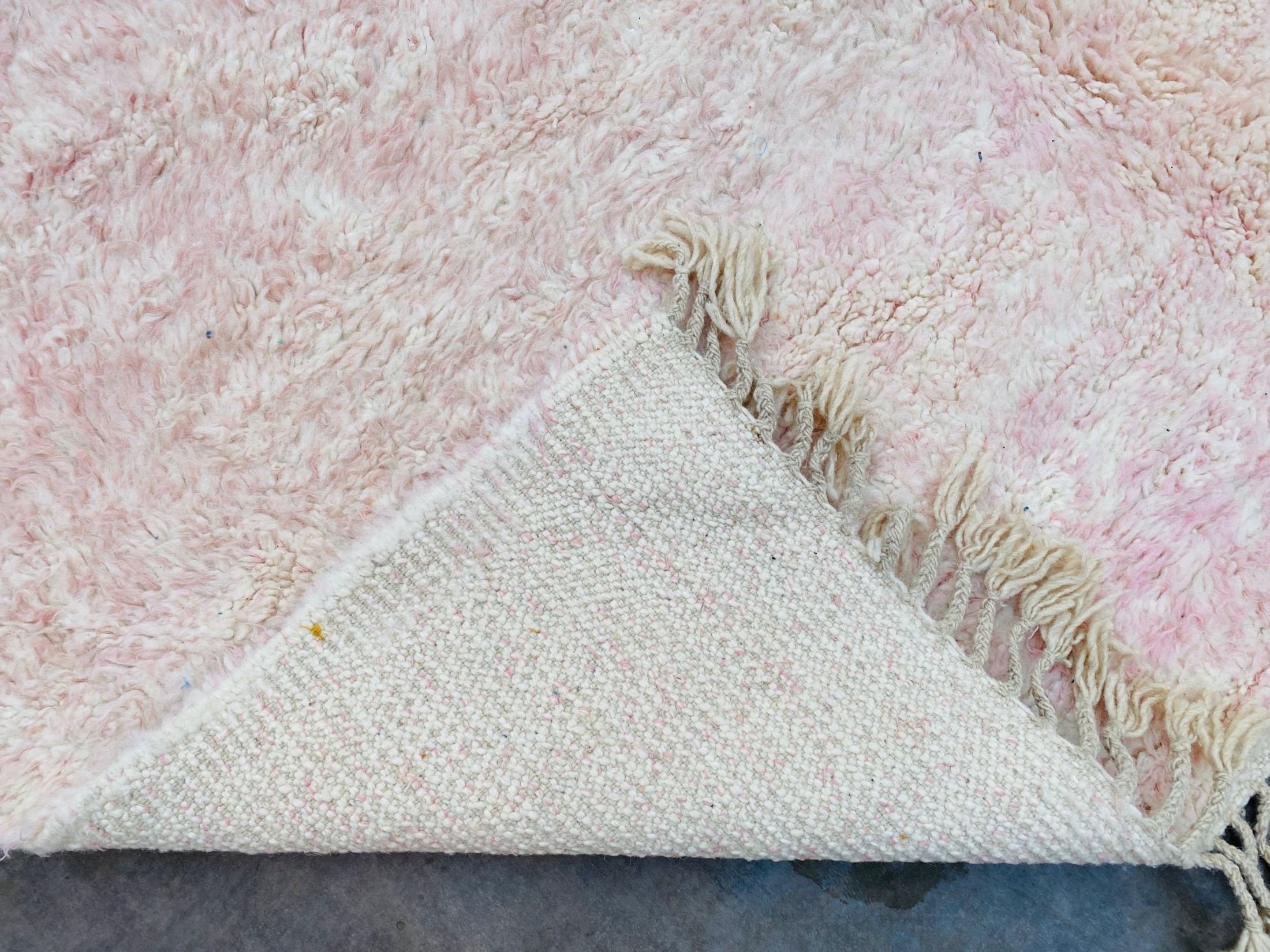 All sizes light Pink Beni ourain rug, Authentic custom Moroccan rug, Berber carpet, Genuine Wool rug