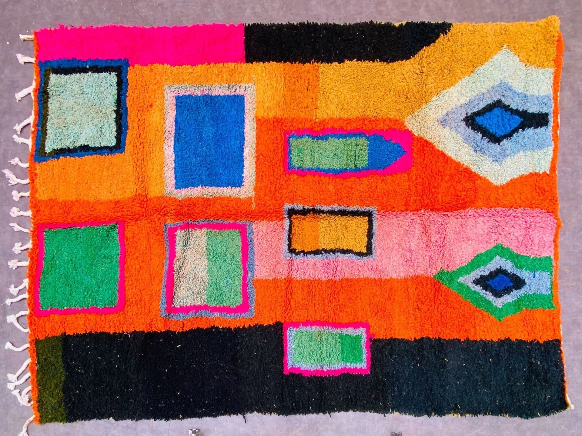 Multicolor Window Azilal Rug