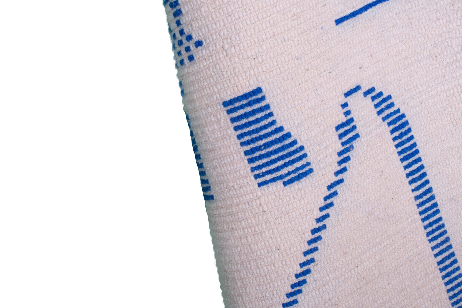 Blue Abstract Beni Ourain Rug