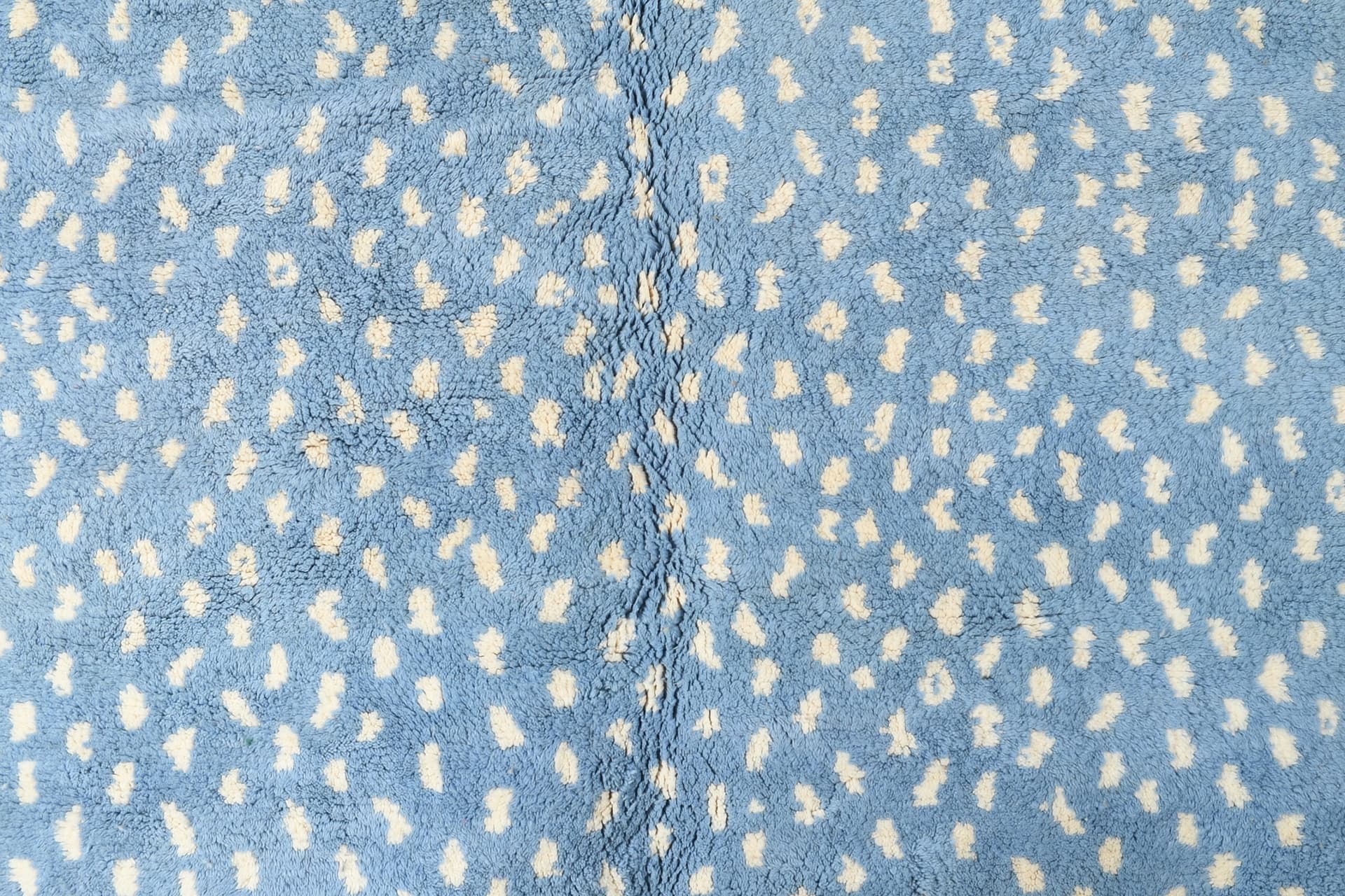 Blue Speckled Shag Rug