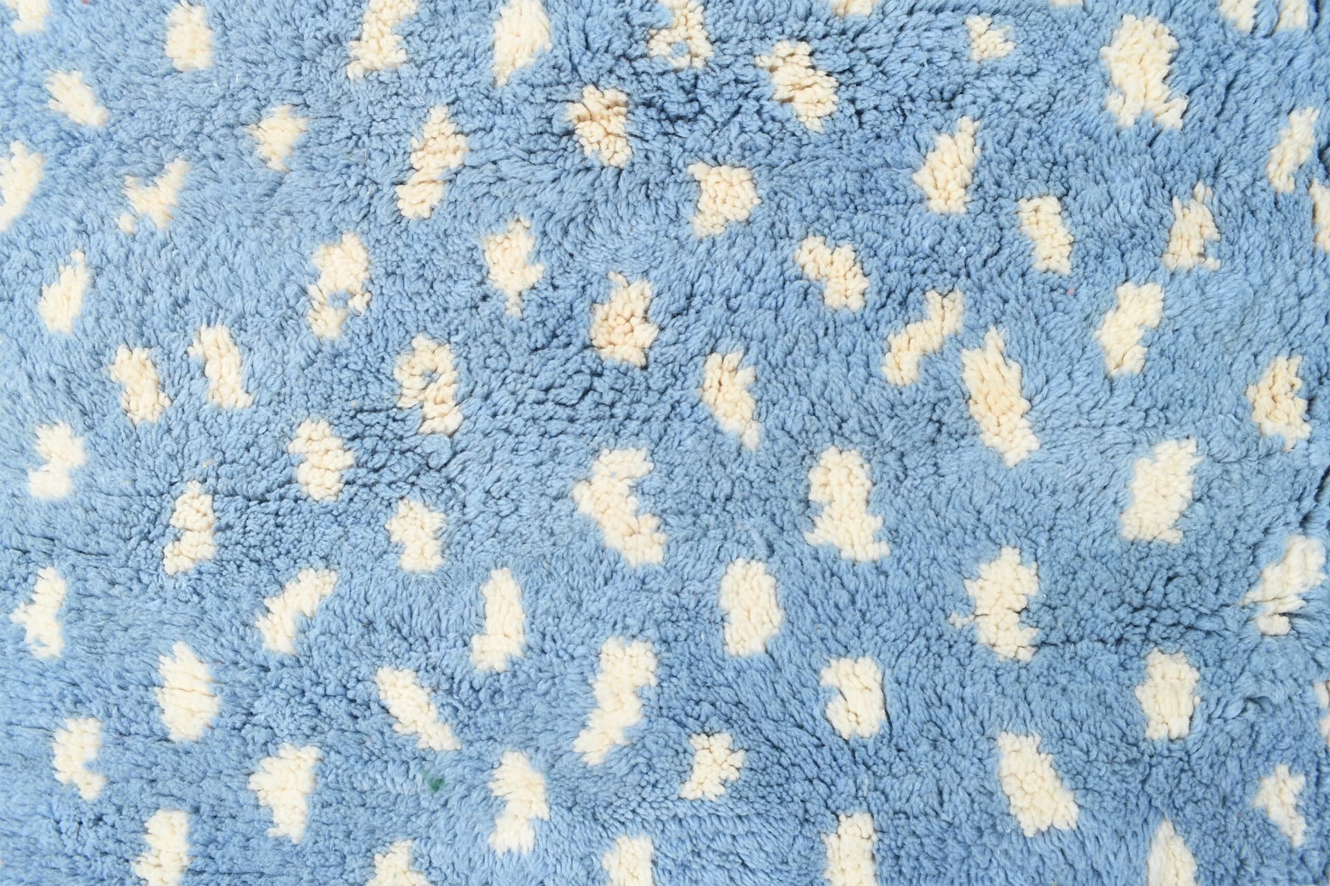 Blue Speckled Shag Rug