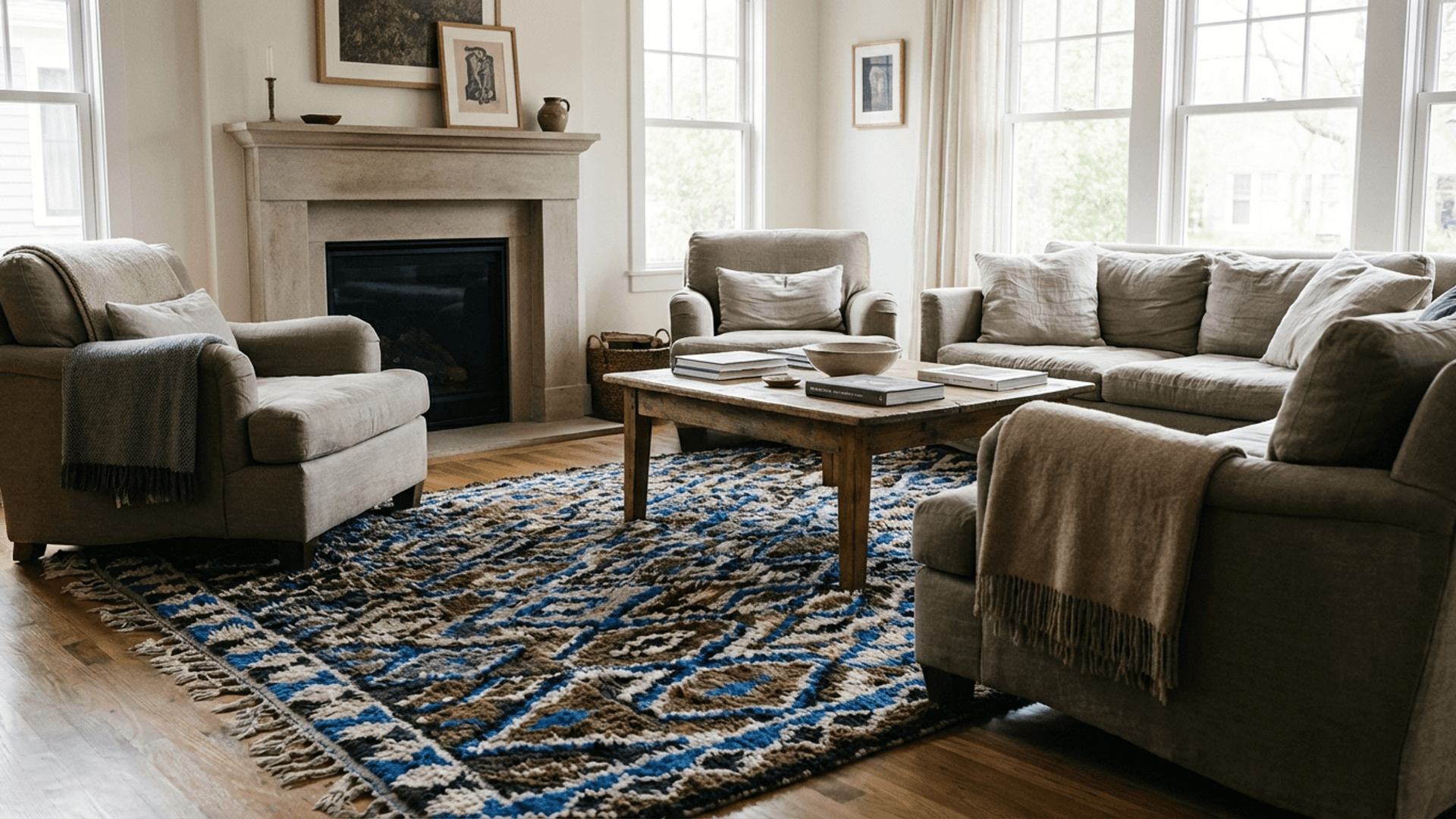 â Tapis Beni Ourain â WOO-33773