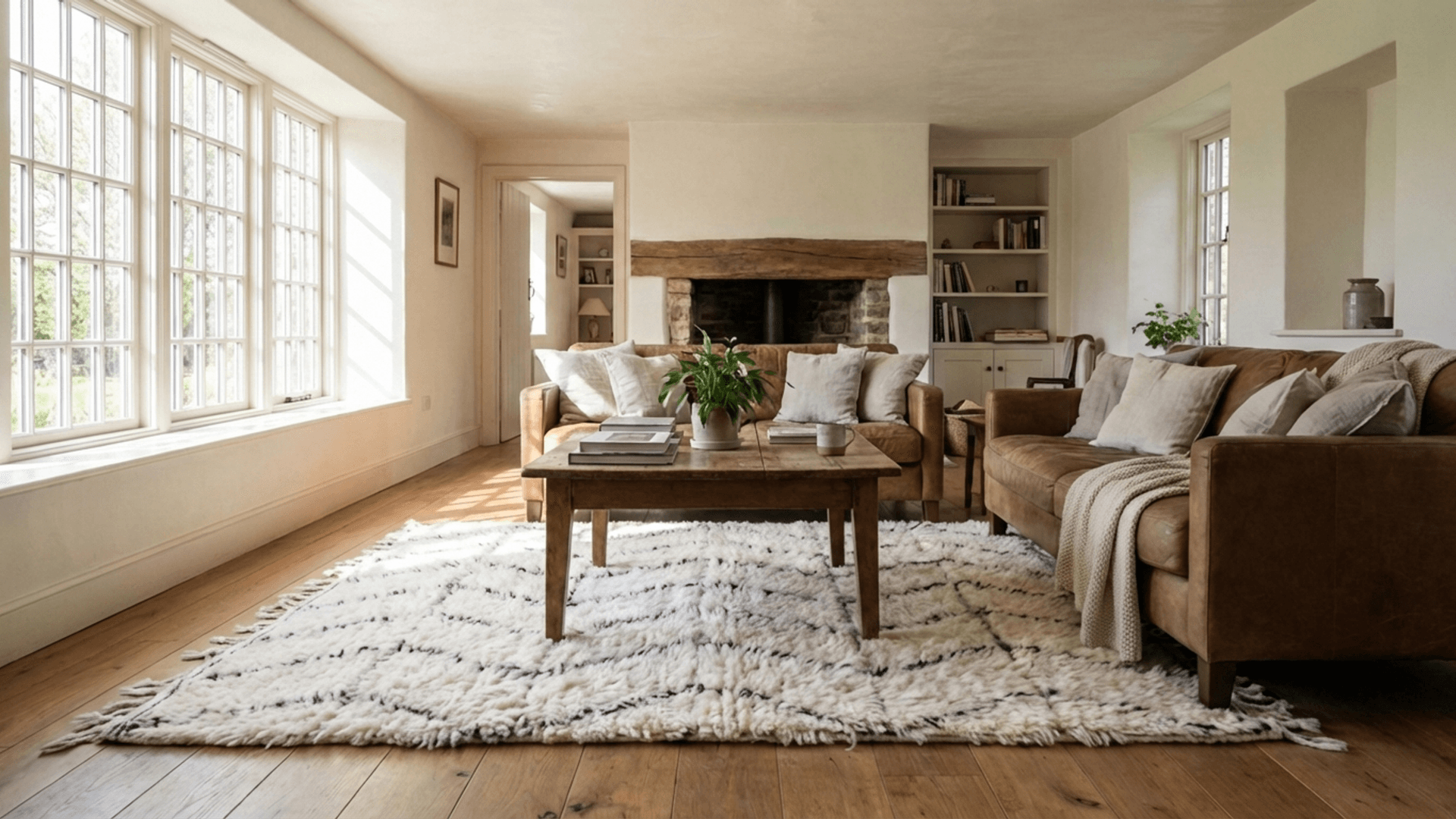 → Beni Ourain Rugs – WOO-55919