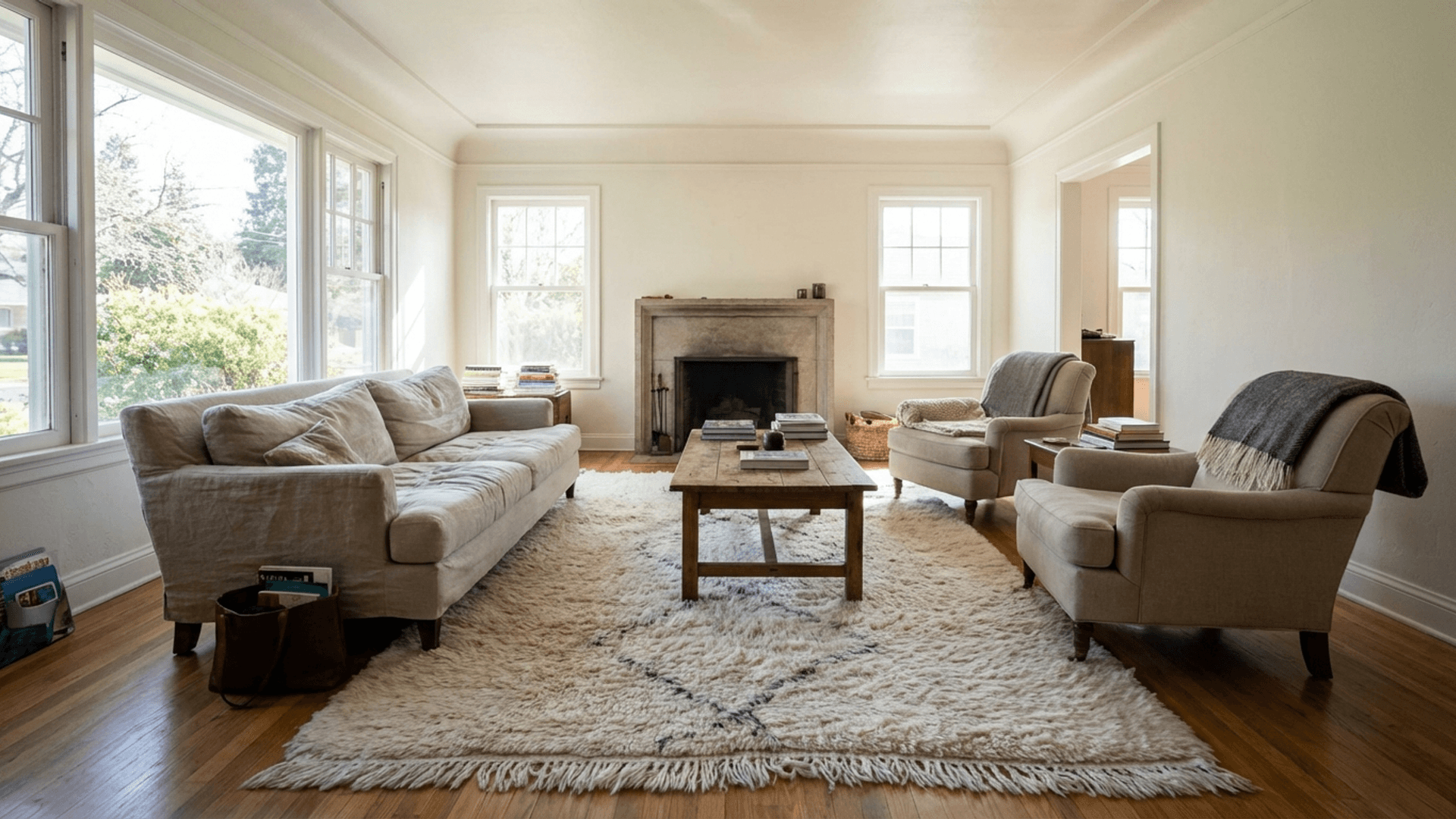 → Alfombras Beni Ourain – WOO-56106