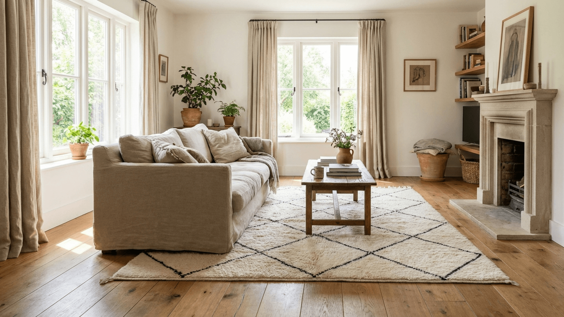 → Beni Ourain Teppiche – WOO-56236