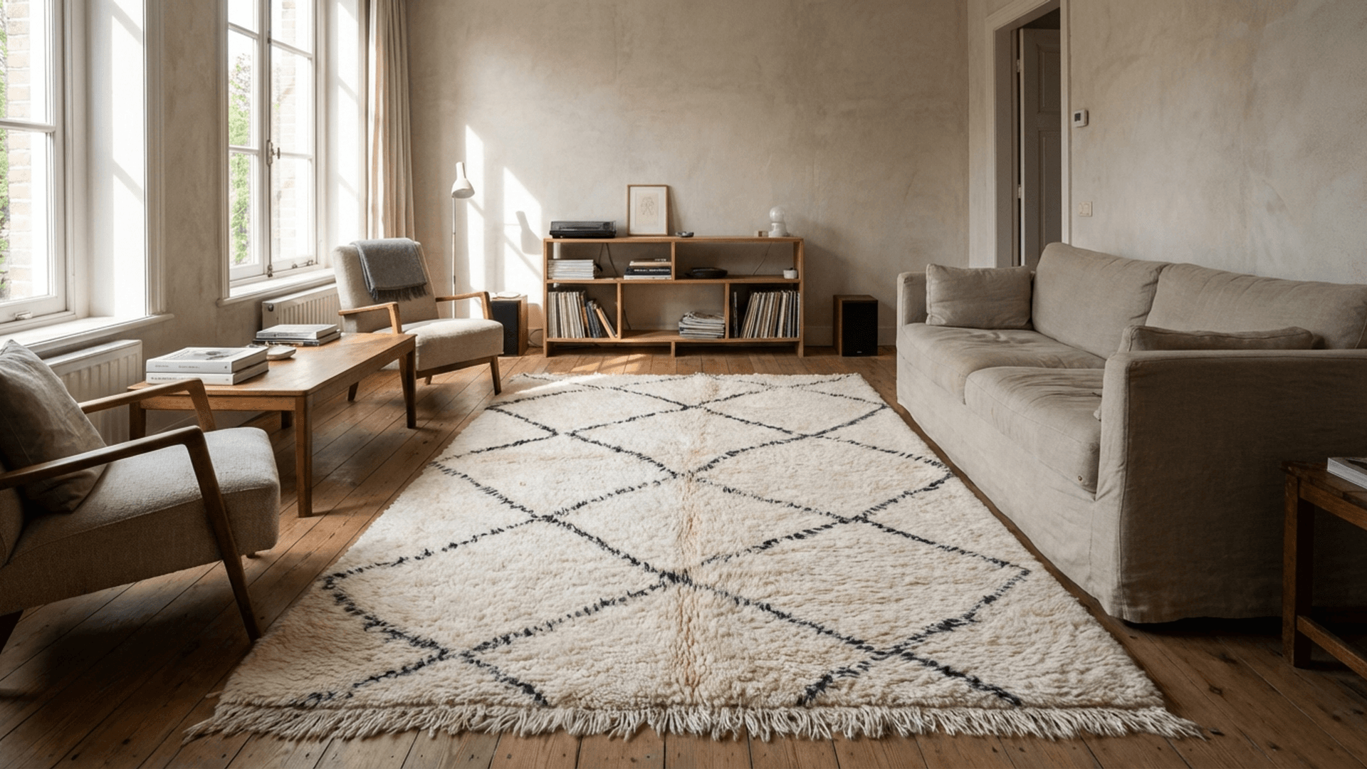 → Alfombras Beni Ourain – WOO-56269