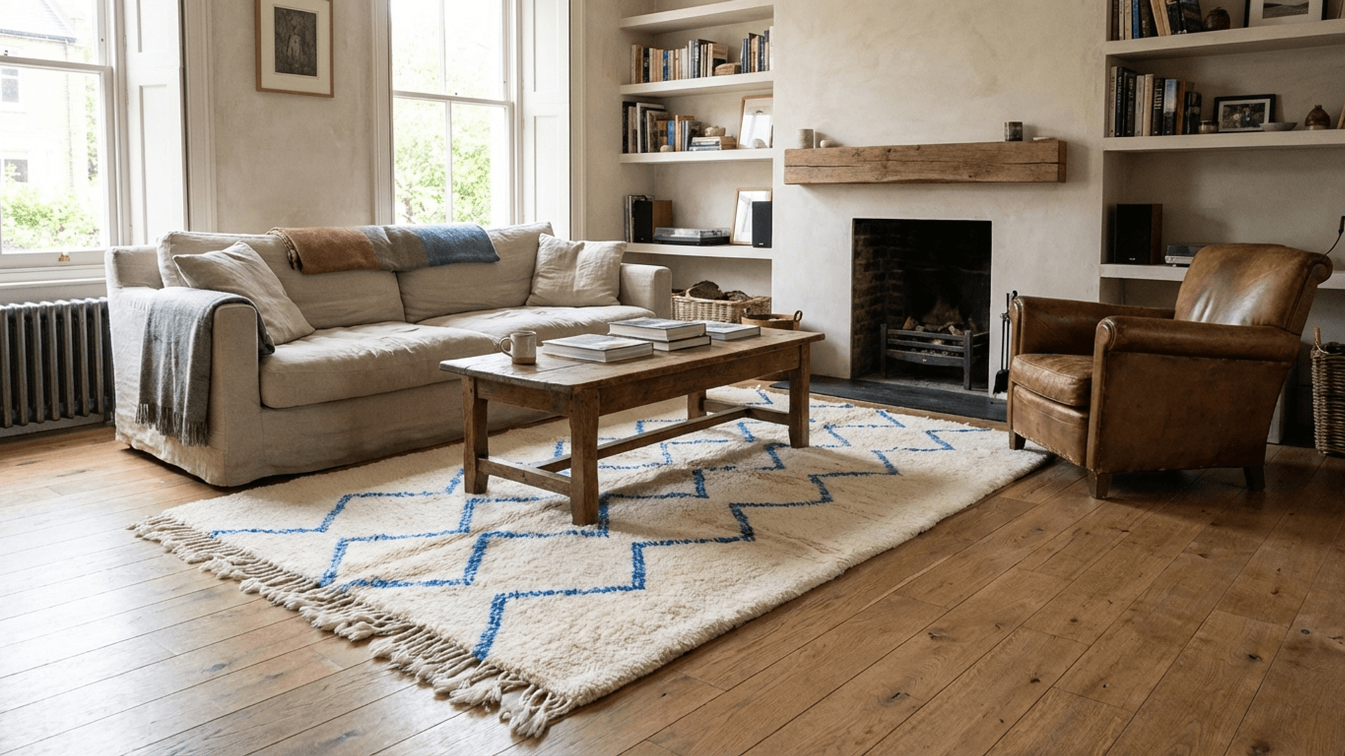 → Beni Ourain Rugs – WOO-56435