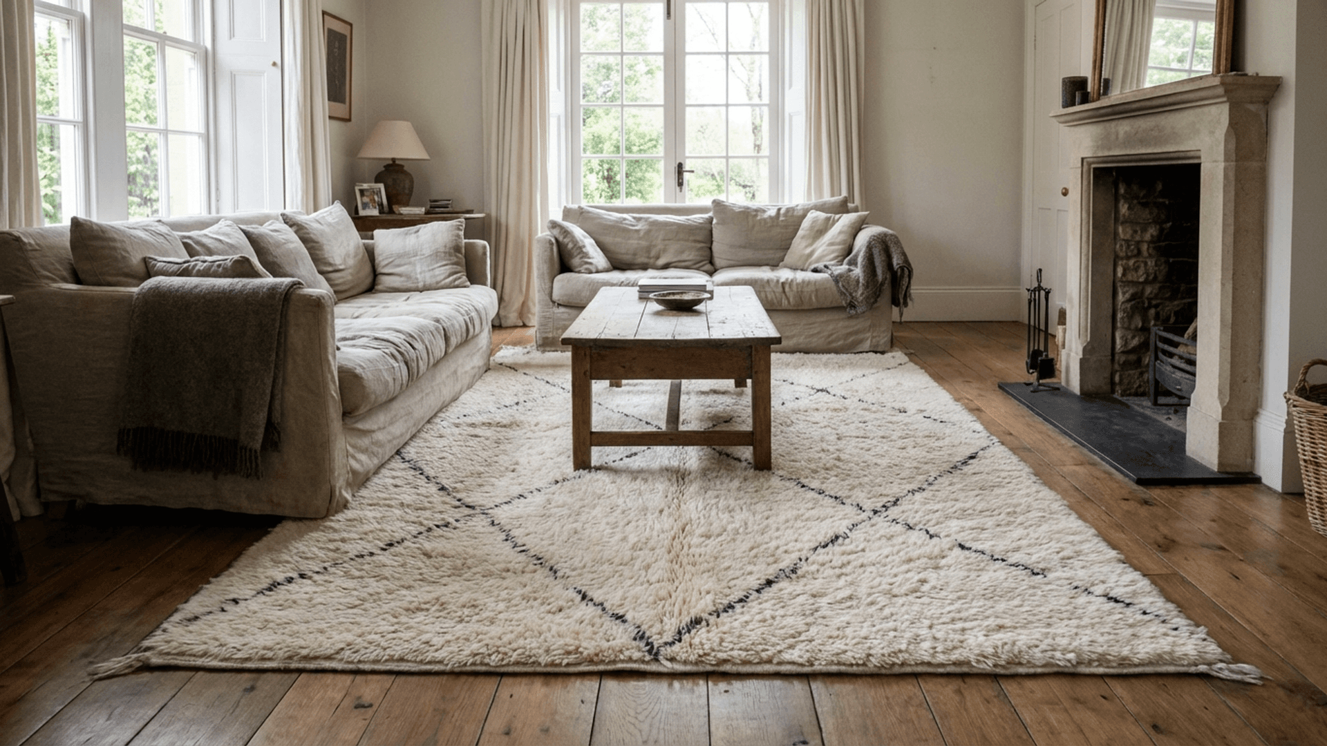 → Alfombras Beni Ourain – WOO-56491