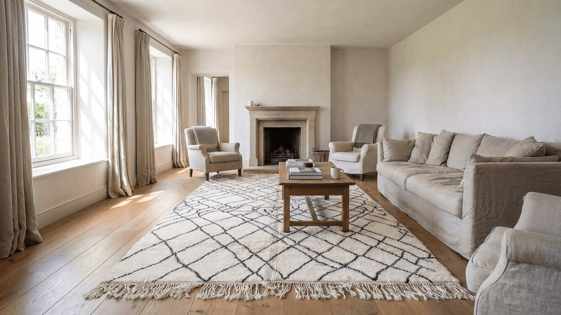 → Alfombras Beni Ourain – WOO-56600