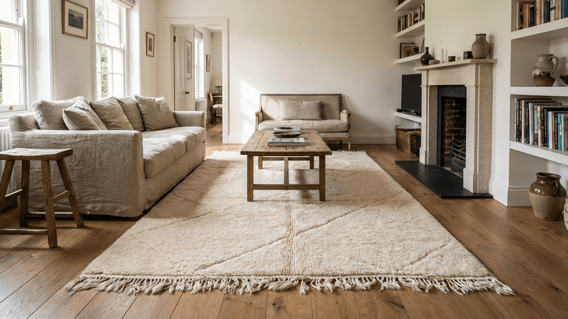 → Alfombras Beni Ourain – WOO-56668