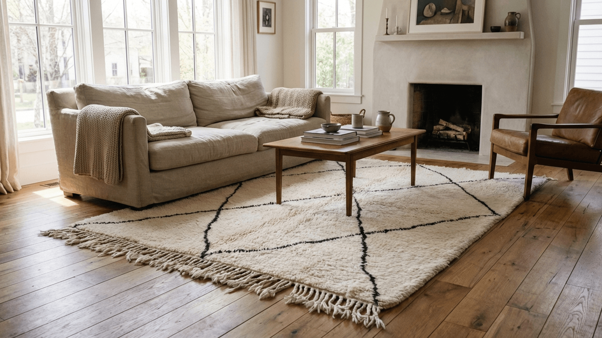 → Alfombras Beni Ourain – WOO-56715