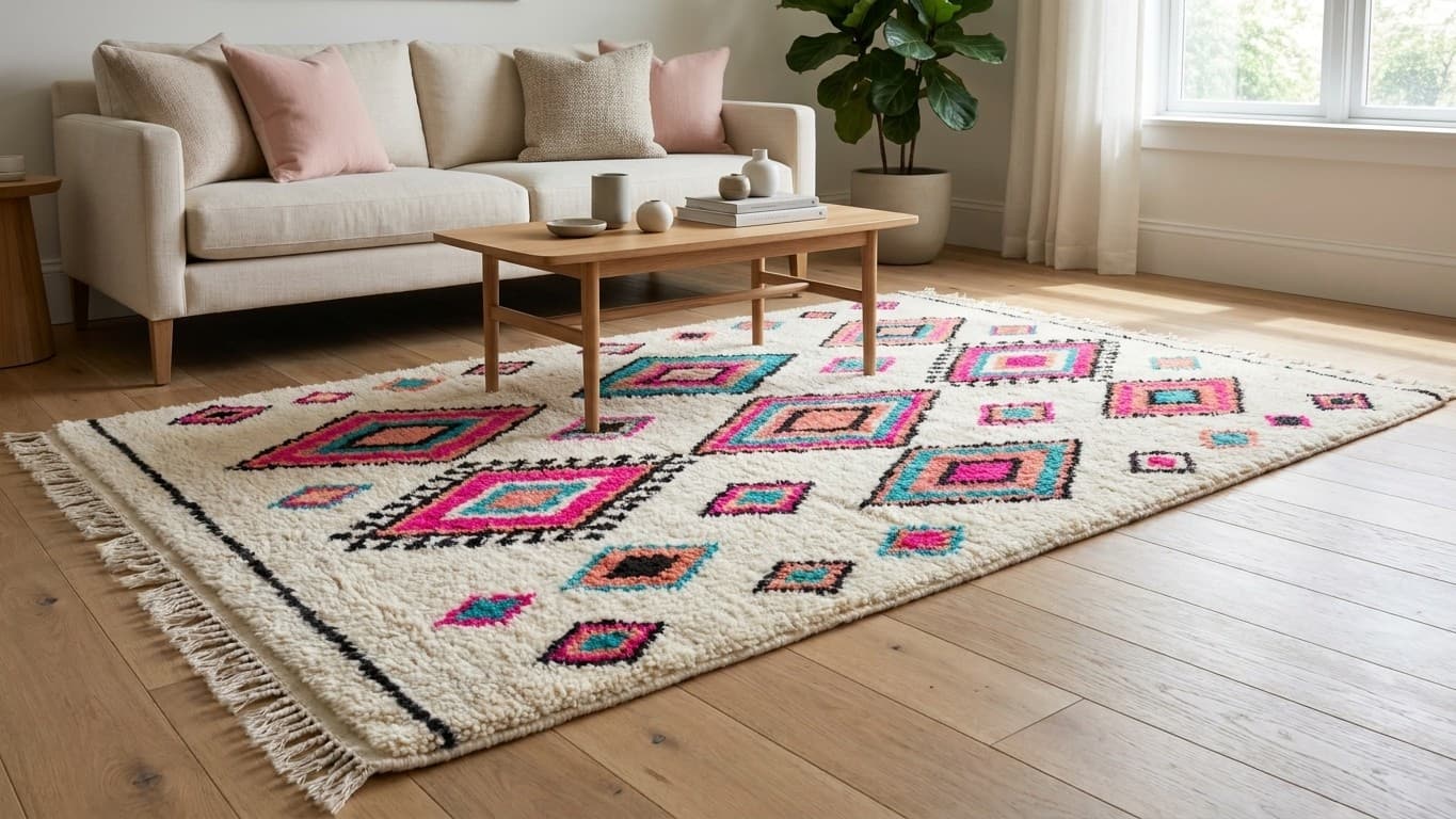 Descubre la Belleza de las Alfombras Marroquíes Rojas