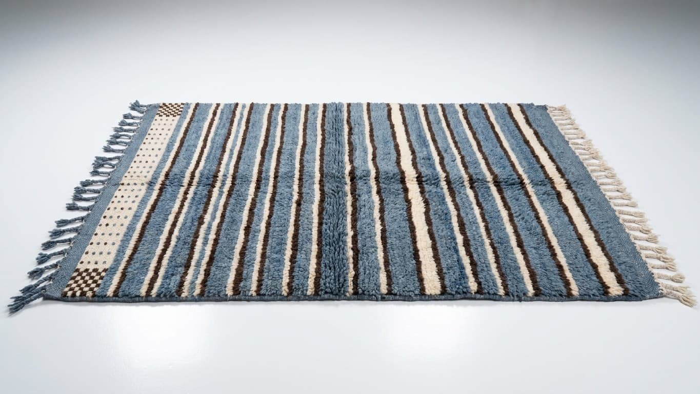 Handmade Wool Rug Kilim Taznakht Custom Size Boho Living Room Decor