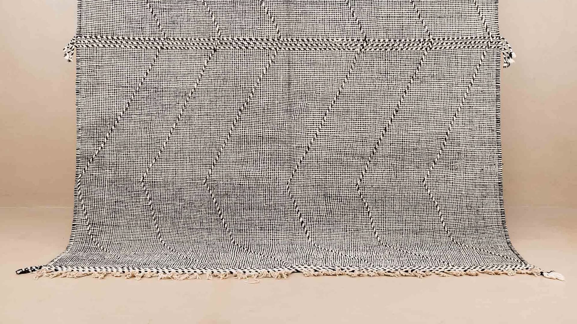 Handmade Wool Rug Boho Custom Size Living Room Decor