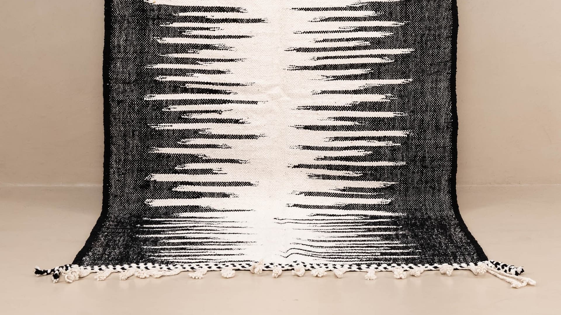 Handmade Wool Kilim Taznakht Rug Boho Decor Custom Size