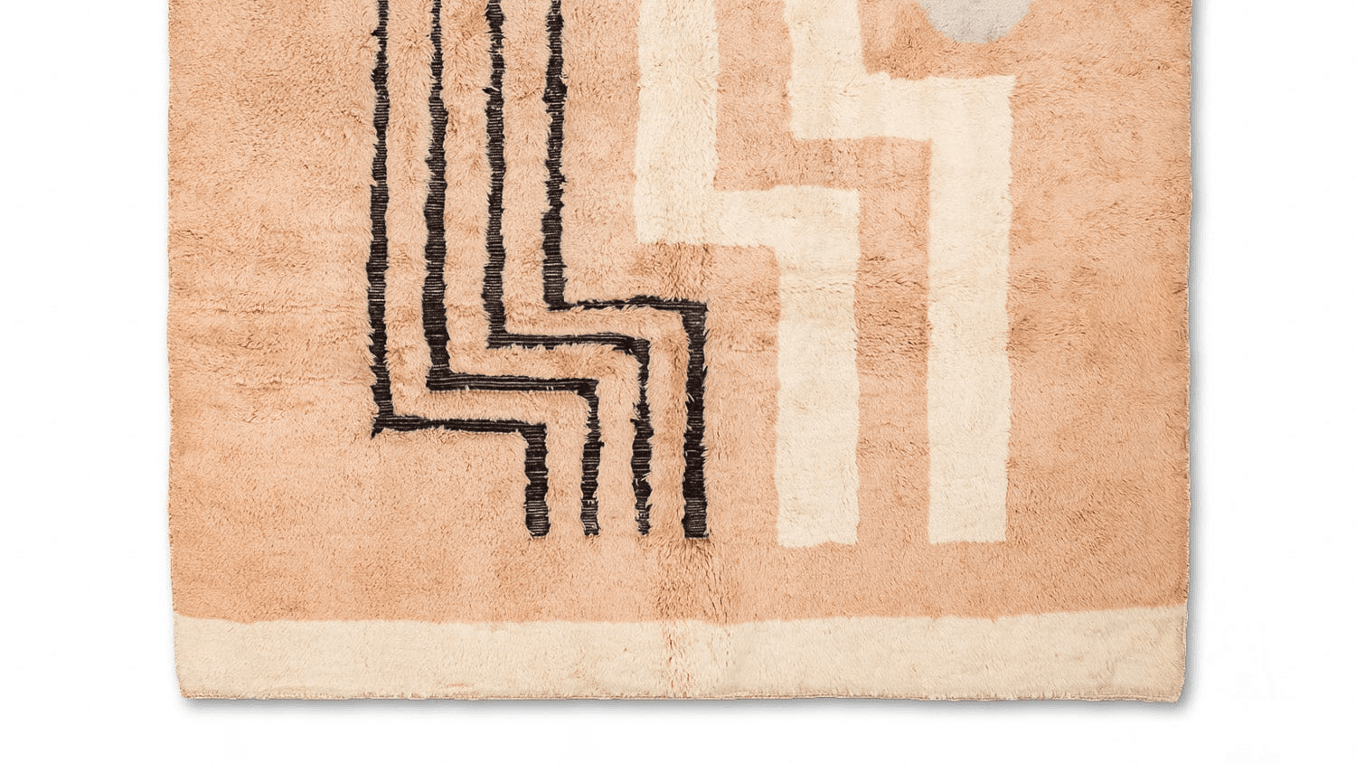 Handmade Wool Rug Boho Style Living Room Decor