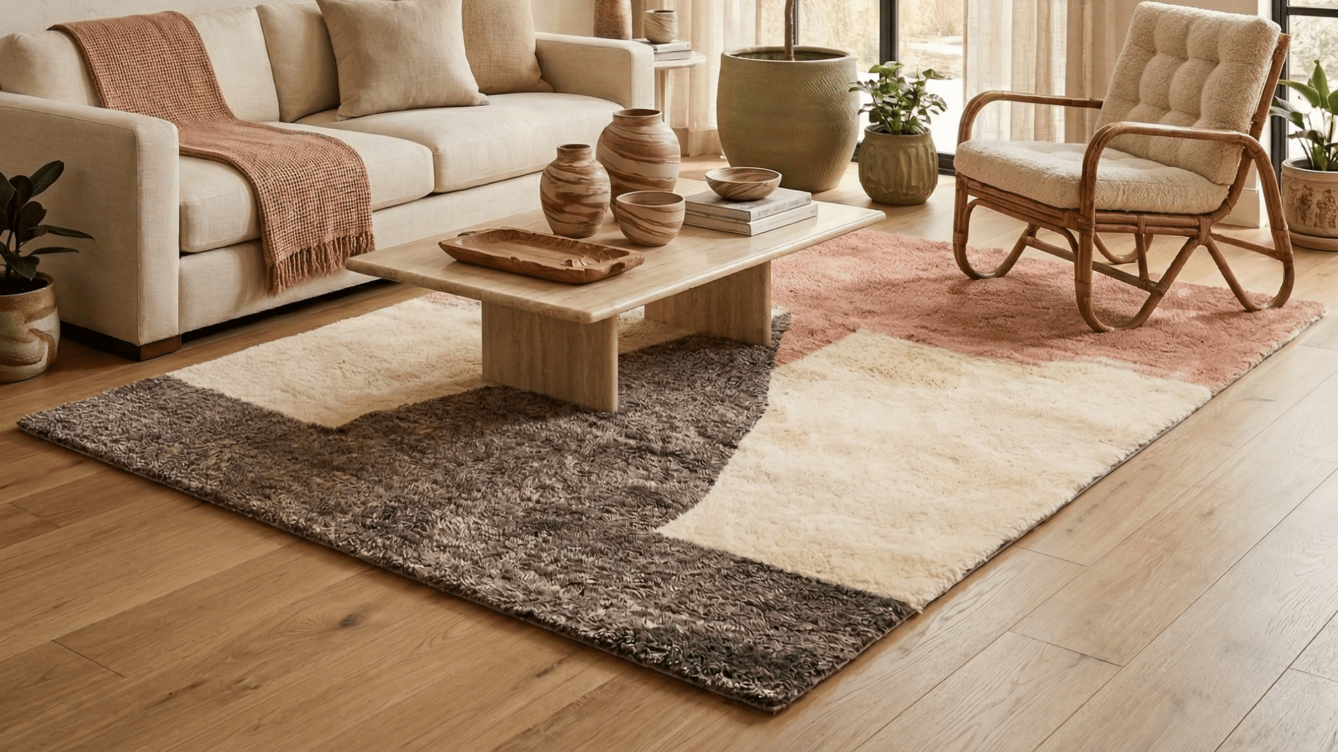 Handmade Wool Rugs - Beni Mrirt Boho Decor
