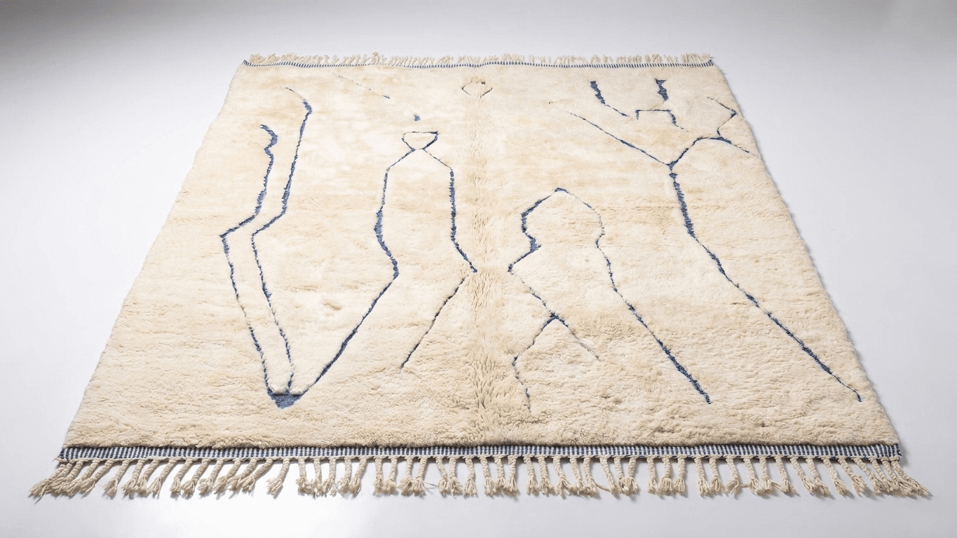 Handmade Wool Rugs - Custom Size Boho Living Room Decor