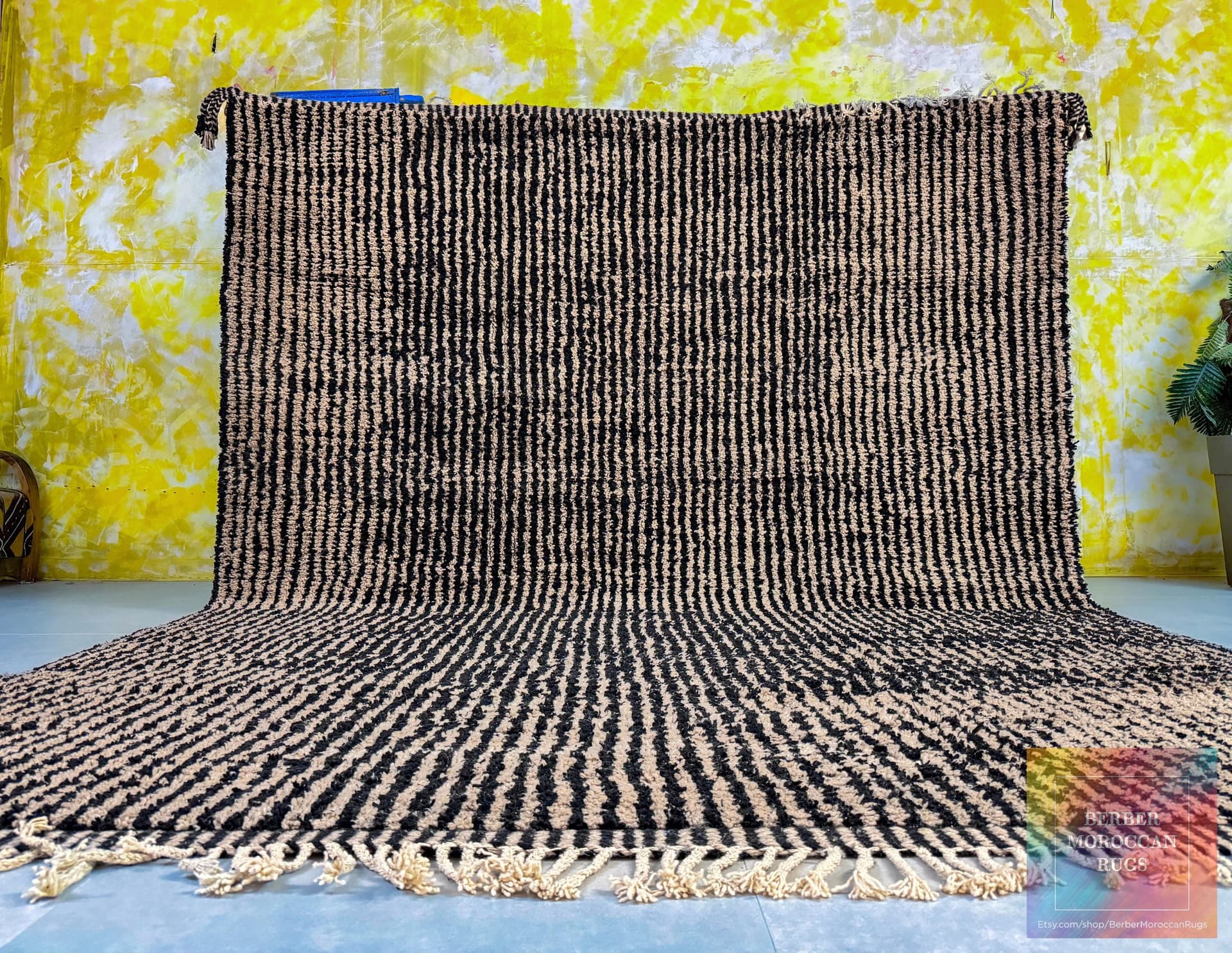 Beni ourain rug, Authentic Moroccan rug, Berber carpet, Genuine Wool rug, Handmade rug, Beni ourain style, Area rug, Tapis berbere, Teppich
